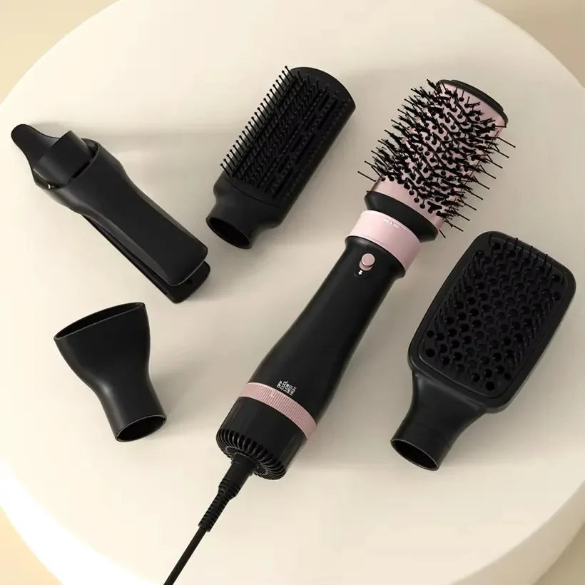 2 in 1 One-Step Hot Air Brush, Professional Salon Hair Dryer Brush Multifunctional Fast