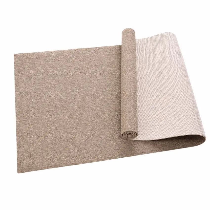 Customize Natural Rubber Eco Jute Cotton PVC 5mm Yoga Mat Tear-Resistant Eco-Friendly