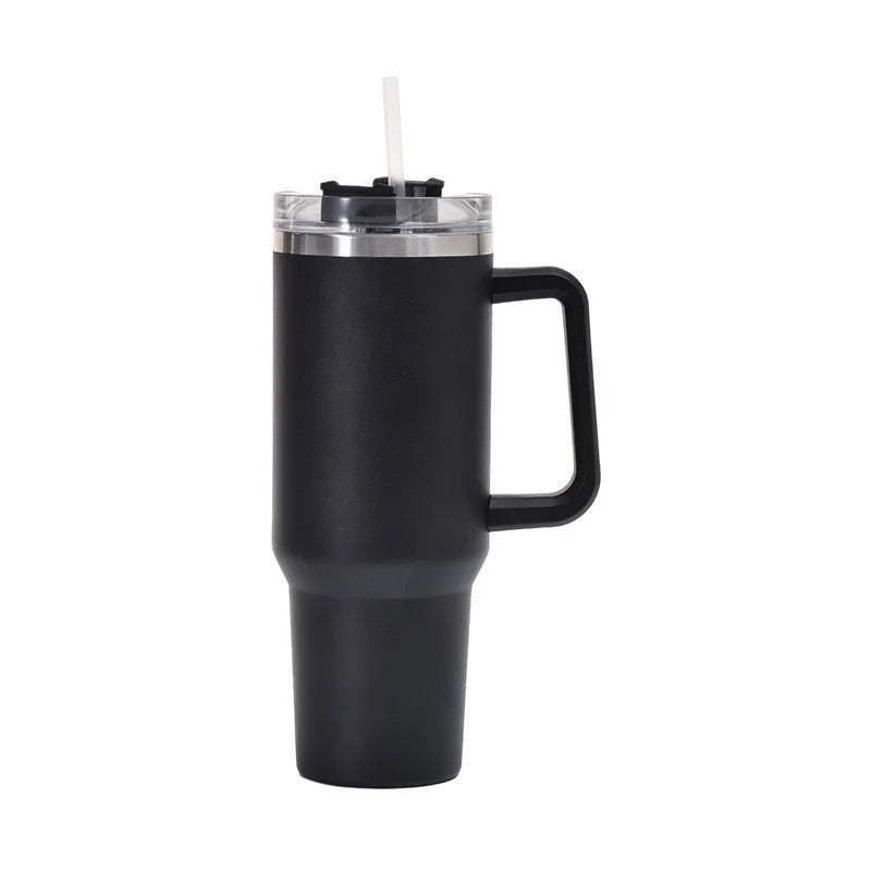 40Oz Stainless Steel Tumbler with Handle Insulated Tumbler Stainless Steel Cup Custom Cups