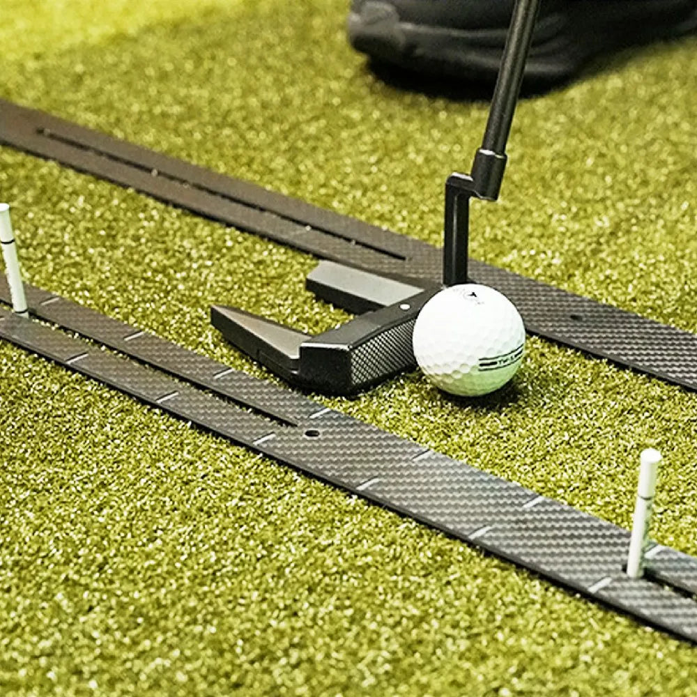 SwingPerfect Golf Carbon Fiber Dual Rail Swing Path Trainer