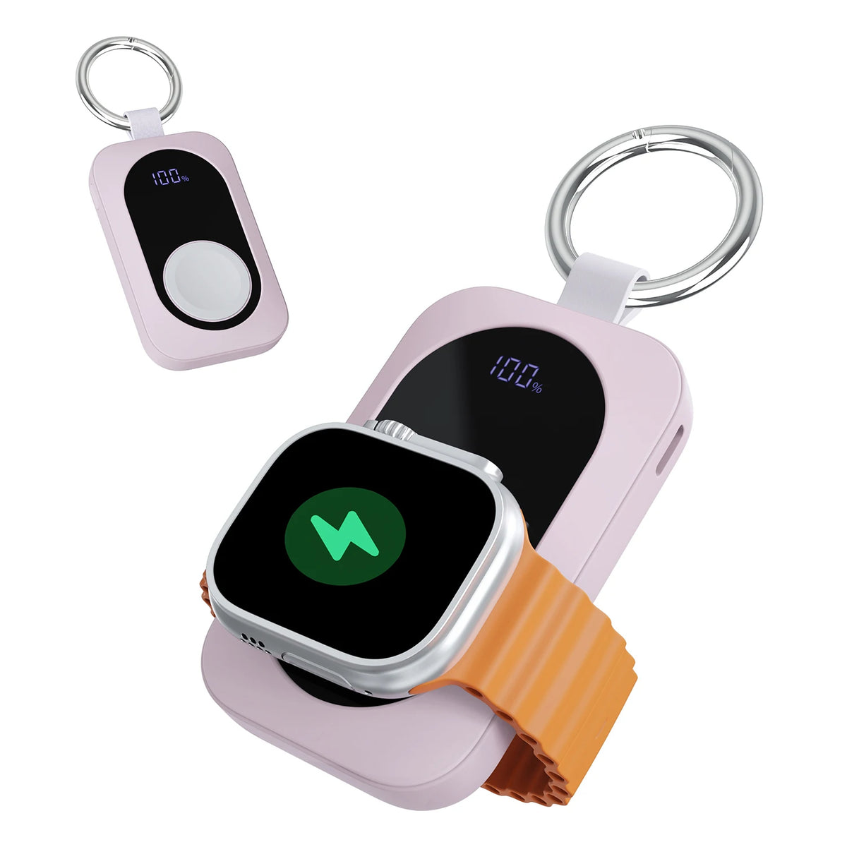 Mini Magnetic Wireless Power Bank 2000mAh for Watch Pocket-Sized Travel Charger