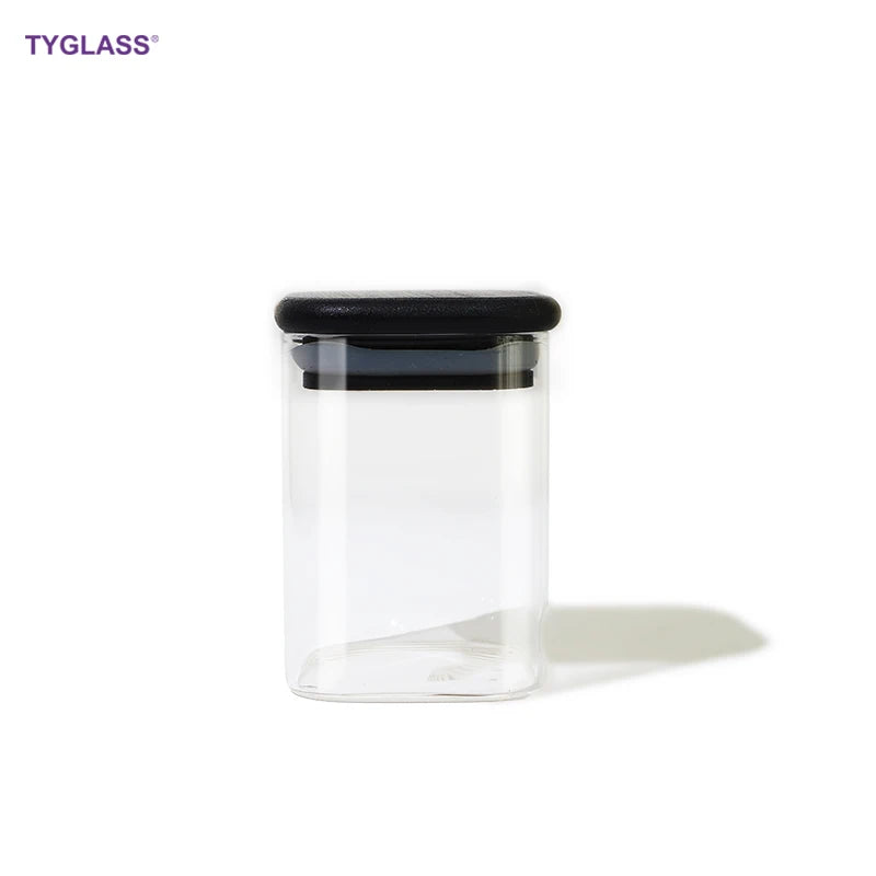 Glass Storage Jar Glass Spice Jar Borosilicate Glass Containers for Food Storage Jar