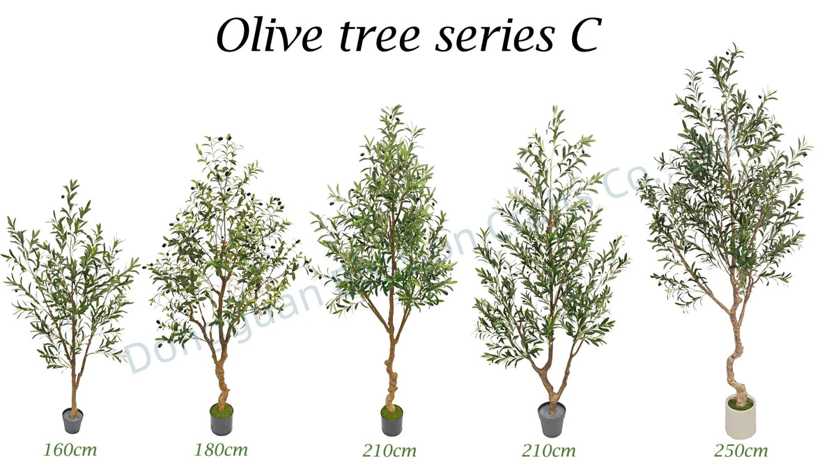 Artificial Olive Topiary Tree for Indoor Decor, Faux Green Plant