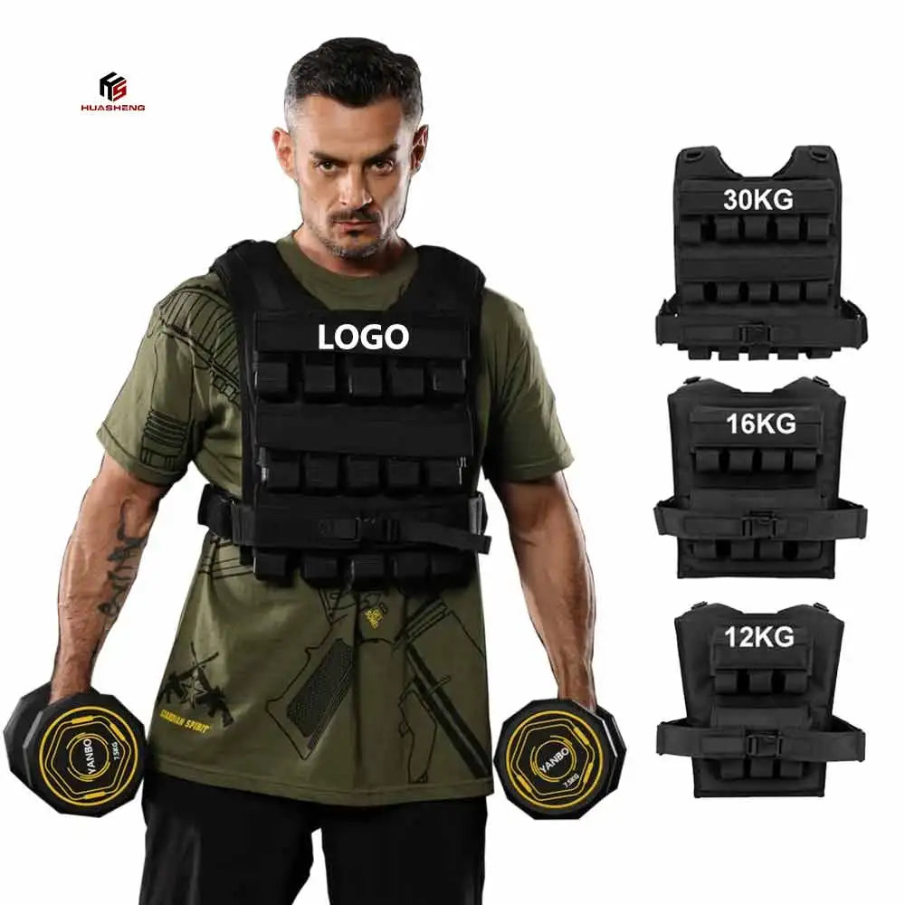 Weighted Vest Training Adjustable Iron Block Workout Body Strength Training Weight Vest