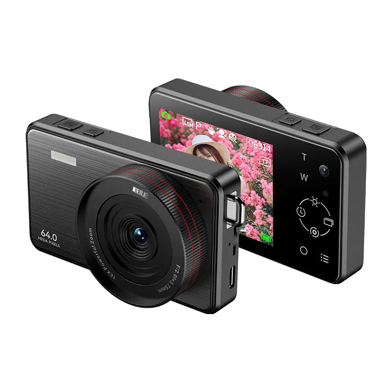 New Popular 2.8 Inch HD Digital Camera for Students Video Camera 2.7K 64MP IPS Screen 16X