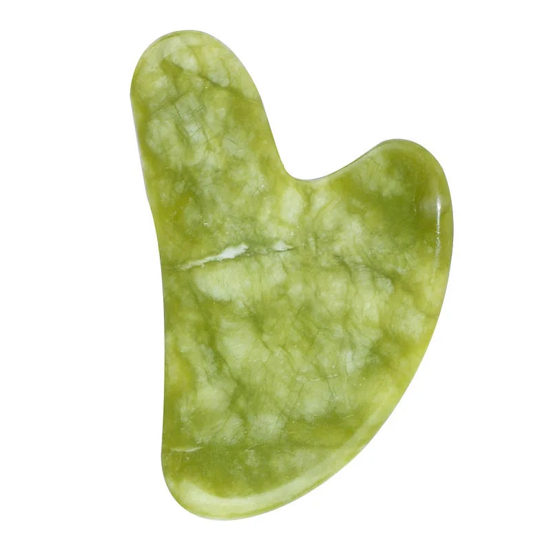 Natural Crystal Gua Sha Tool and Jade Roller Facial Massager, 15 Styles