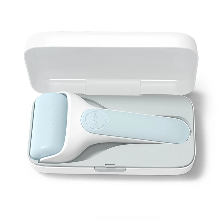 Ice Massage Roller for Face, Cooling Facial Massager in White