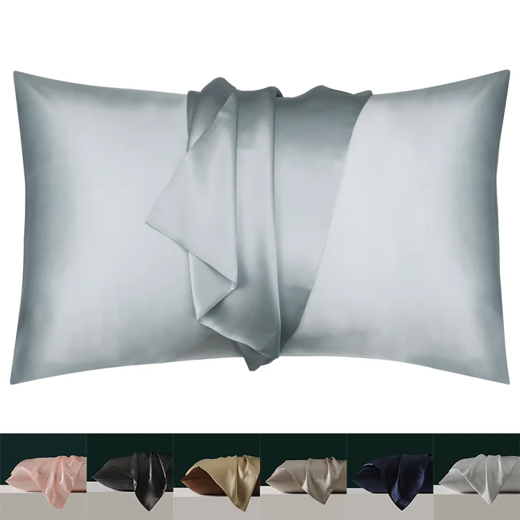 100% Real Silk Mulberry Pillow Case 6a 16/19/22 Satin Silk Pillowcase Organic Embroidered