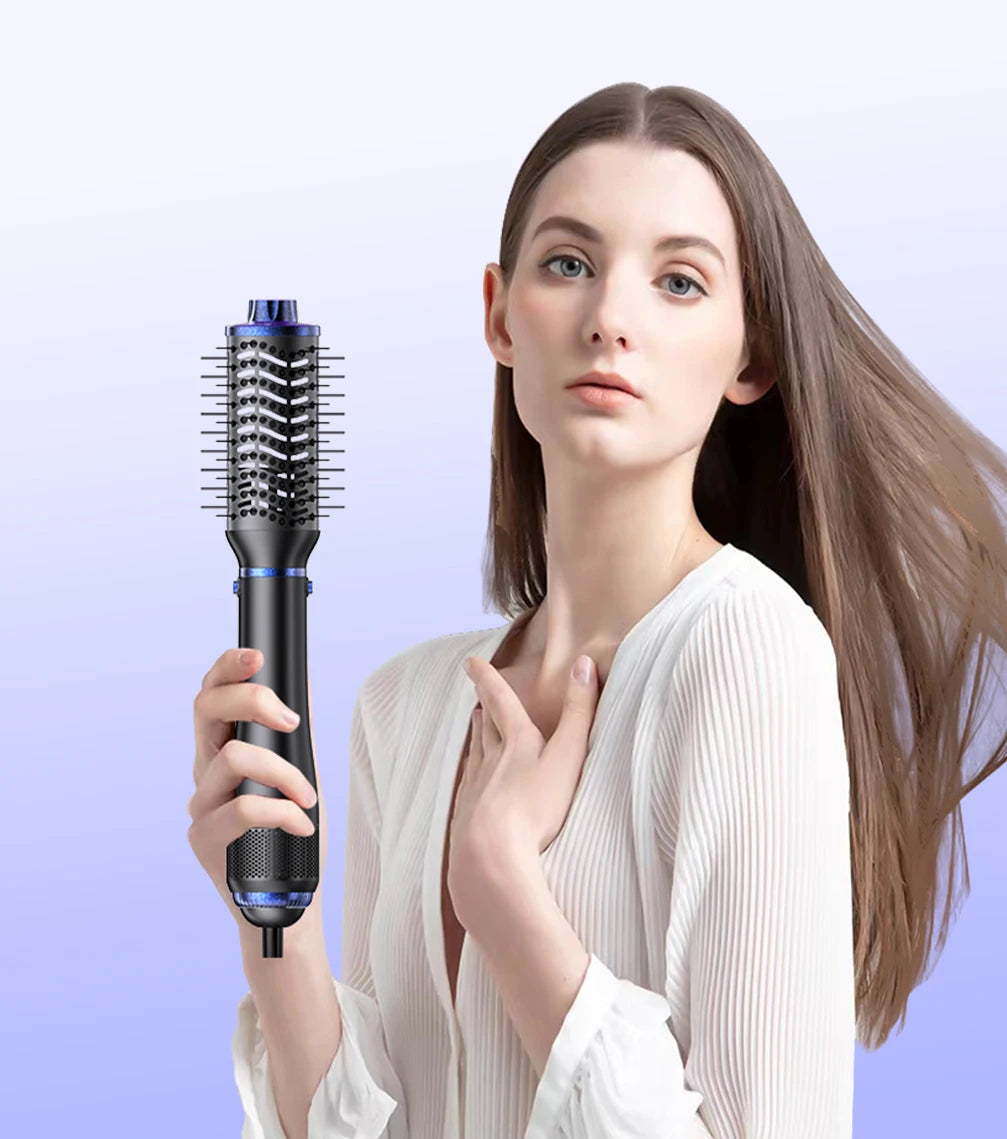 Max Beauty Hair Straightener Brush Negative Ion 4 in 1 Hair Styling Tool Set Hair Dryer