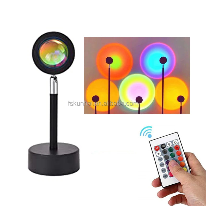 LED Sunset Projection Lamp Web Celebrity Special Photography Lamp KH-SP-RGB