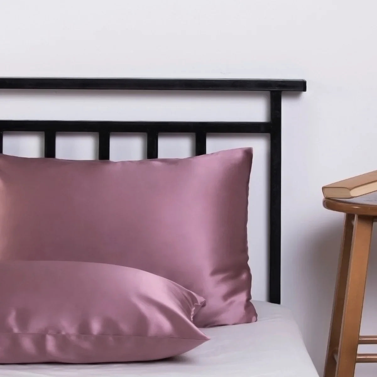 Custom Super Soft Silk Satin Pillowcase for Hair and Skin Silky Cooling Hidden Zipper