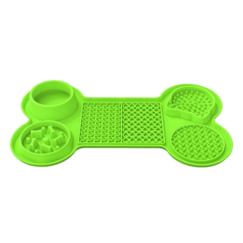 Silicone Dog Lick Mat Food Safe Waterproof Non-Slip with Suction Cups for Puppy