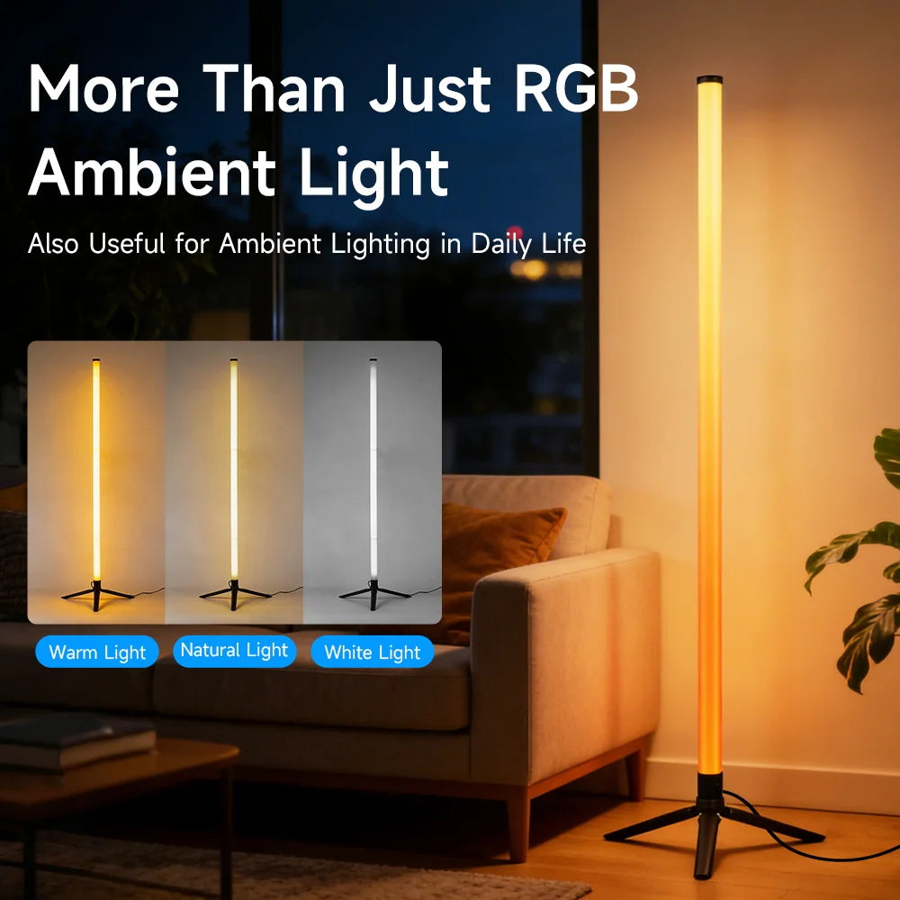 Canmeijia RGB Phantom Color Floor Lamps Gaming Intelligent USB Wall Corner Floor
