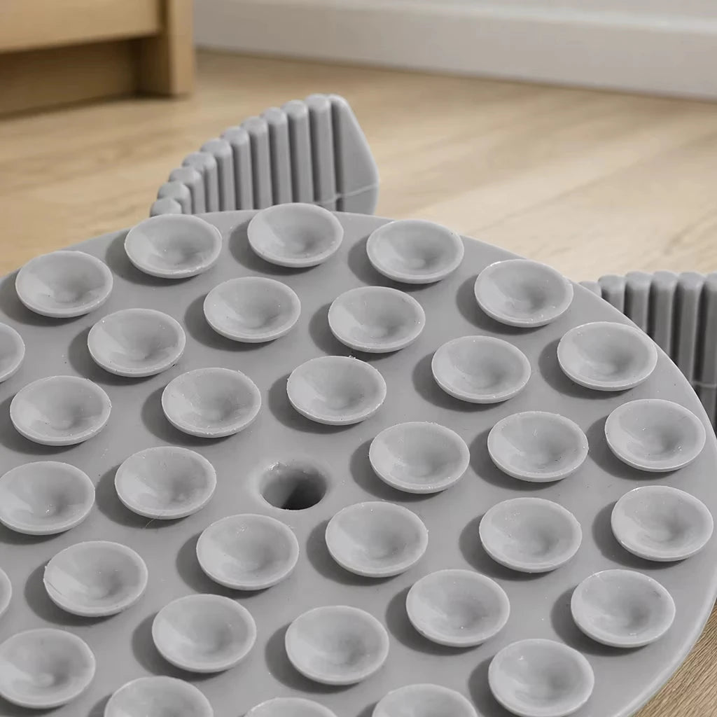 Silicone Dog Lick Mat and Slow Feeder with Suction Cup, Non-Slip Base