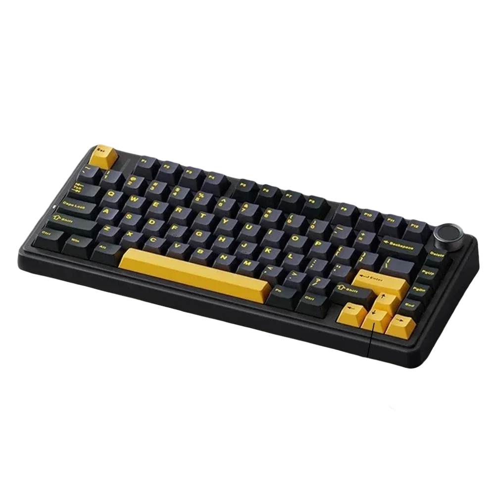 F75 75% Customized Mechanical Keyboard Full Key Hot Swap 2.4 Wireless Three Mode Keyboard