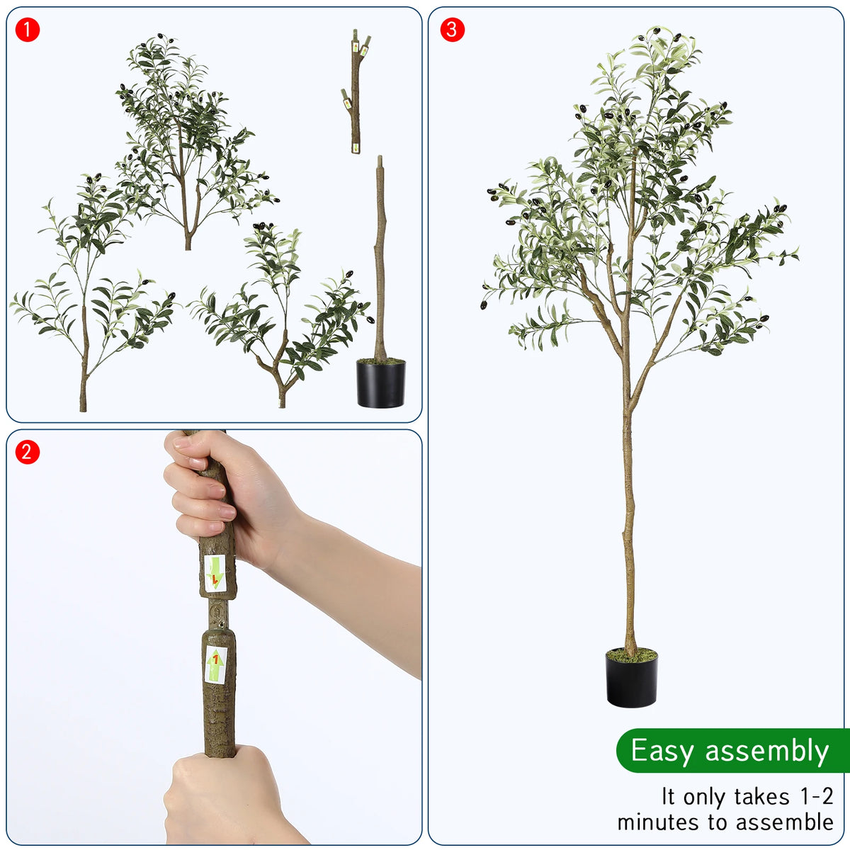 Artificial Olive Tree Plant Artificial Olive Tree for Home Indoor and Outdoor
