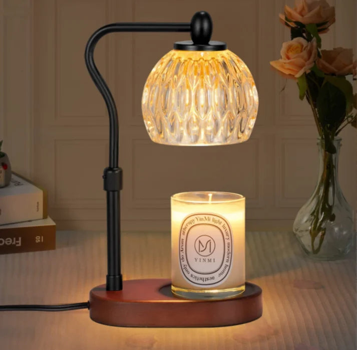 Candle Warmer Lamp with Dimmer Timer Electric Light Vintage Dimmable Wax Melting Lamp