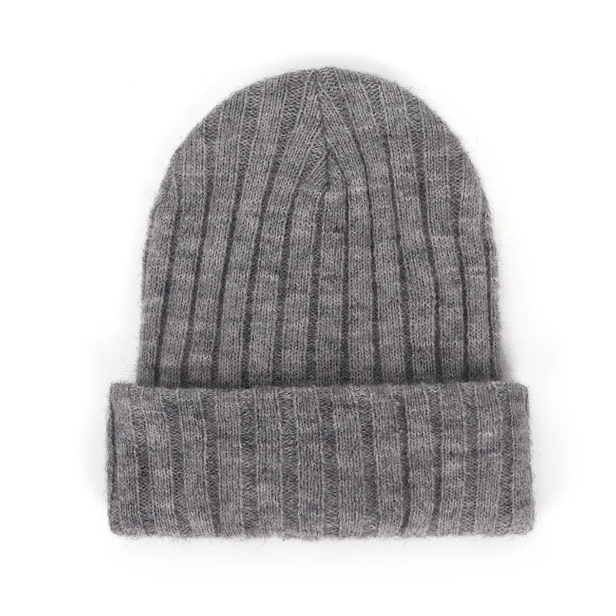 Cozy Unisex Winter Beanie Hat 100% Acrylic Knitted Warm Metal Buckle Closure 3D