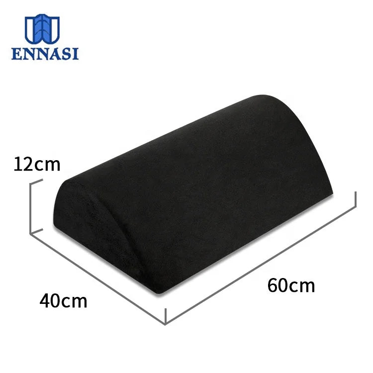 Ergonomic Non-Slip Orthopedic Foot Pillow Memory Foam Under Desk Foot Rest Cushion