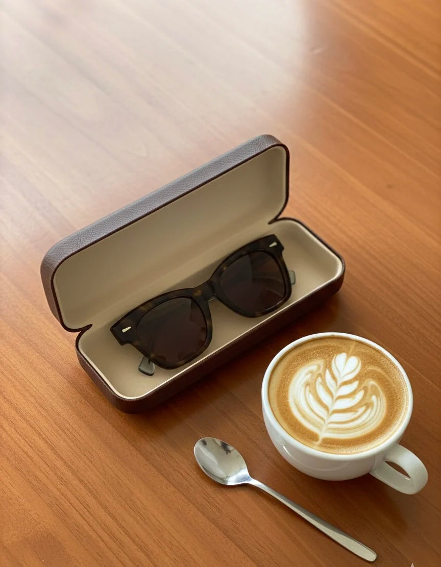 Classic Square Frame Polarized Sunglasses Unisex Designer Shades Grey Lenses Customizable
