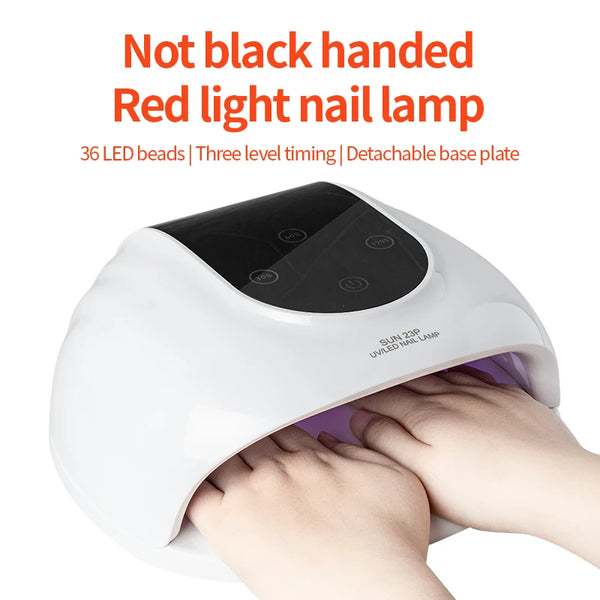 High Power UV LED Nail Lamp 365 Nm 405 Nm Fast Curing Dryer Rechargeable Cordless