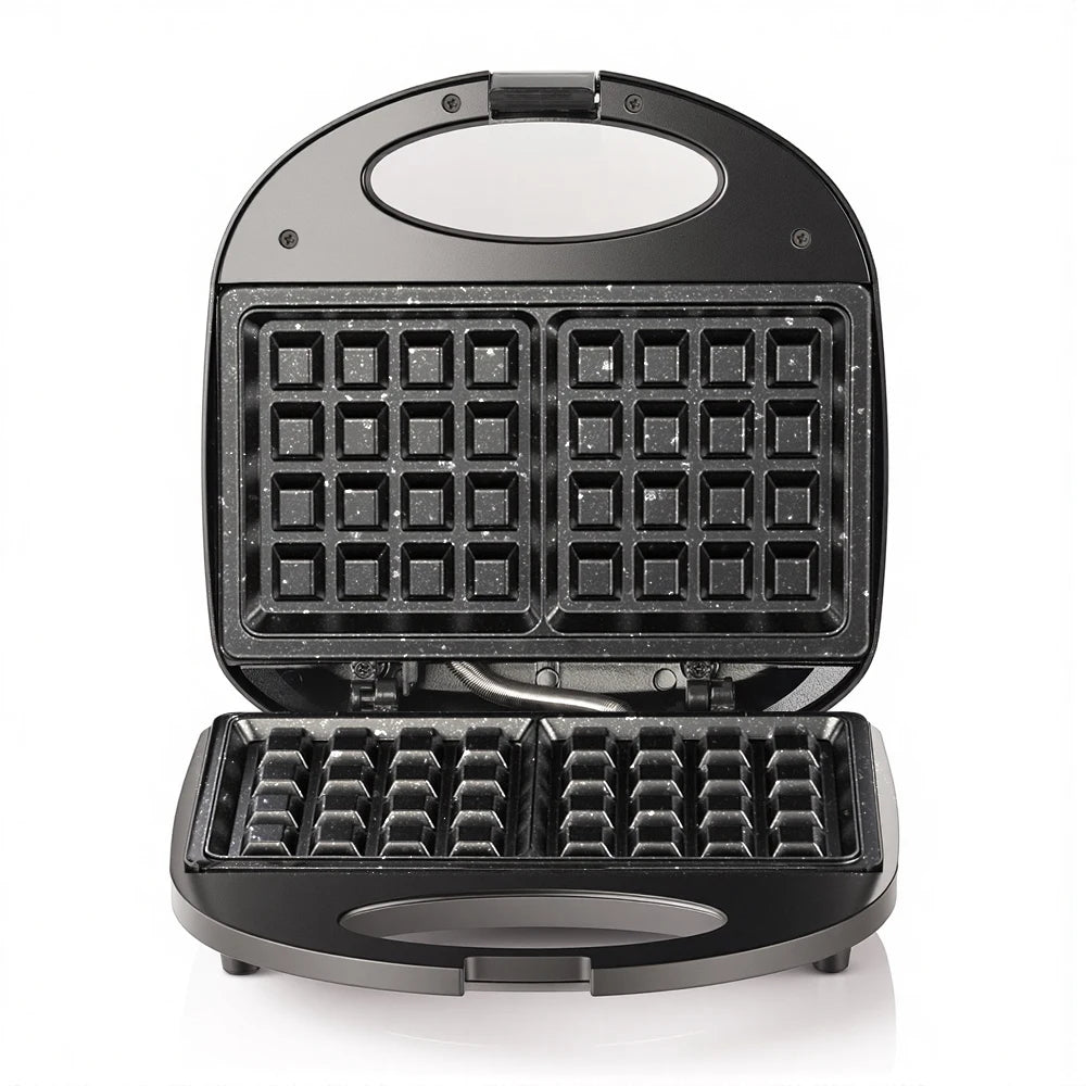 Electric Waffle Maker Non-Stick Coating Breakfast Machine Snack Cone Maker for Kids