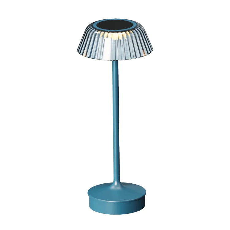 Modern Solar Rechargeable ABS Cordless LED Table Lamp RGBW Touch Dimmable IP54 Waterproof