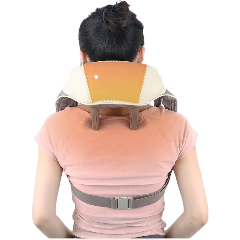 Handheld 3D Shiatsu Neck and Shoulder Massager with Heat for Back