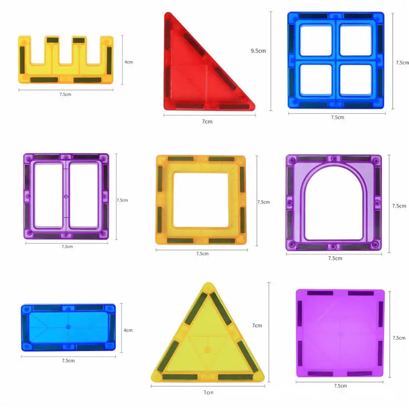 48pcs Magnetic Building Blocks Magnetic Toys Children'S Early Educational Toys Magnetic