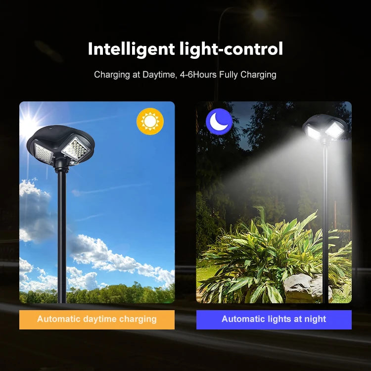 Outdoor Waterproof Lawn Solar LED Pillar Lamp Solar Panel Lights for Garden LED Garden