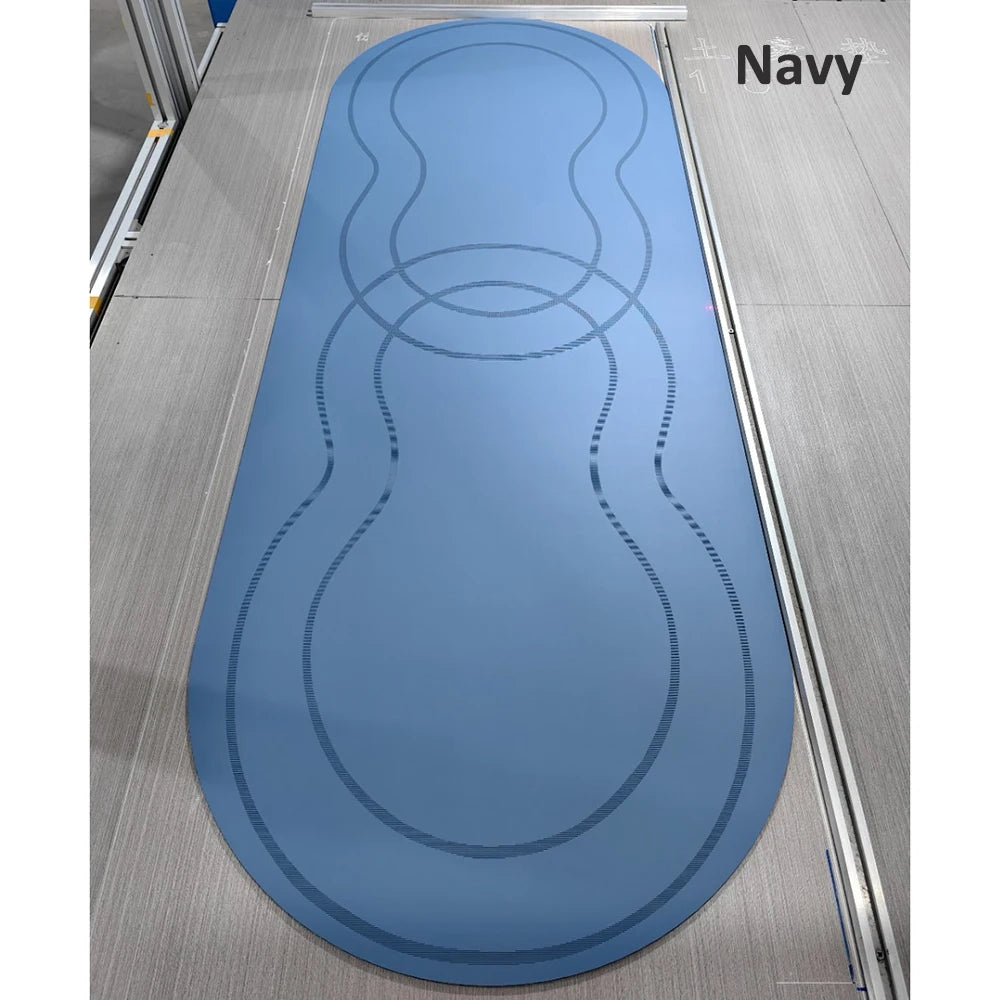 PU Natural Rubber Yoga Mat Personalized Thick Eco Friendly Yoga Mat