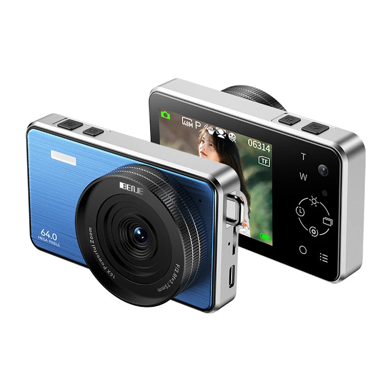 New Popular 2.8 Inch HD Digital Camera for Students Video Camera 2.7K 64MP IPS Screen 16X