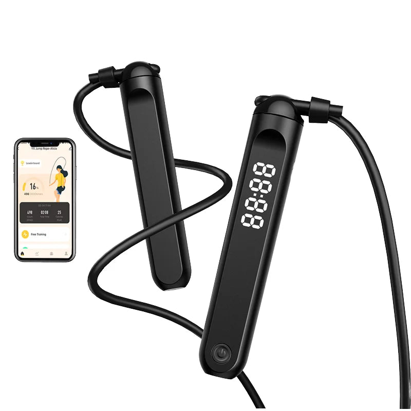Custom Label Digital Counter Smart Speed Cordless Jump Rope For Adults & Children