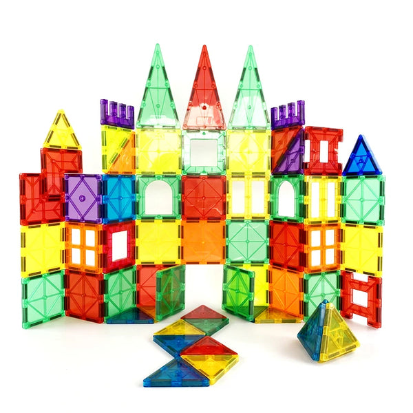 New Item Magnetic Puzzle Building Block for Kids Magnetic Tiles 3D Tiles Set Educational