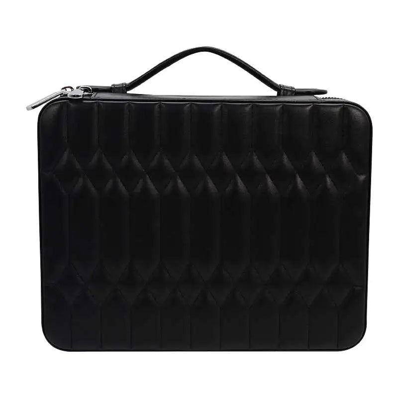 Portable Luxury Travel Jewelry Organizer Large Capacity PU Leather Jewelry Box Set