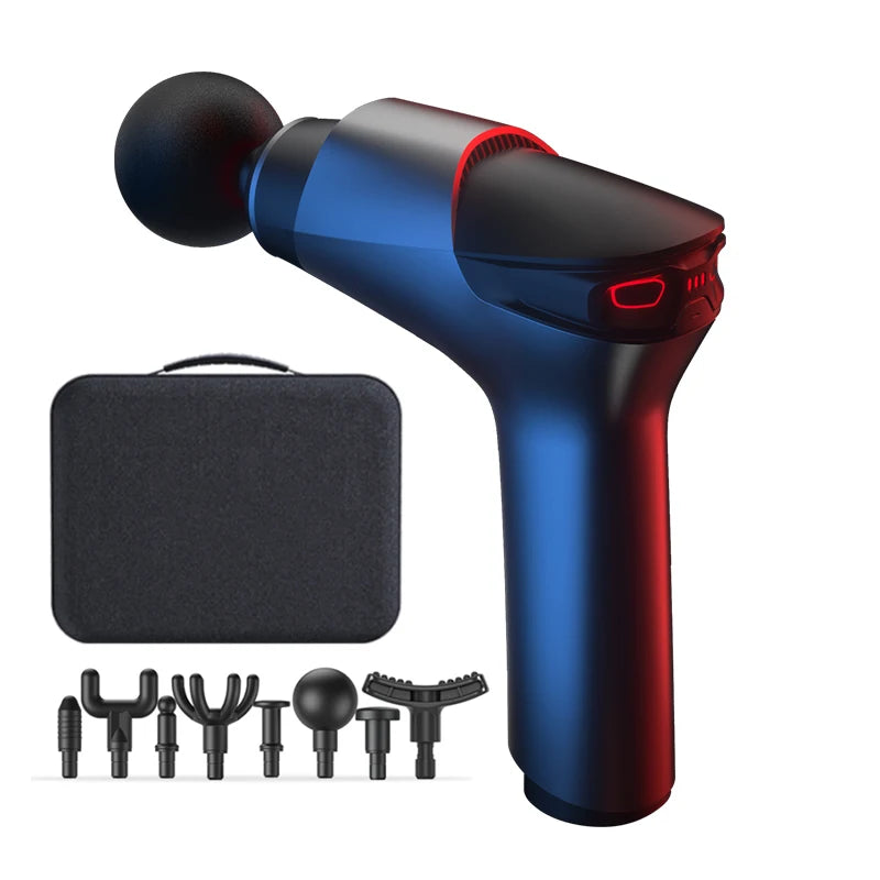 Massage Gun with 99 Speed Deep Tissue Muscle Vibration Hot and Cold Massage Head for Body
