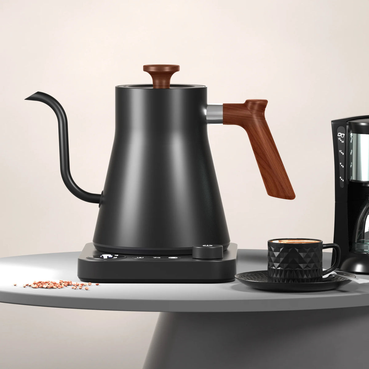 Gooseneck Kettle Smart Electric Pour Over Kettle Insulated Stainless Steel Automatic