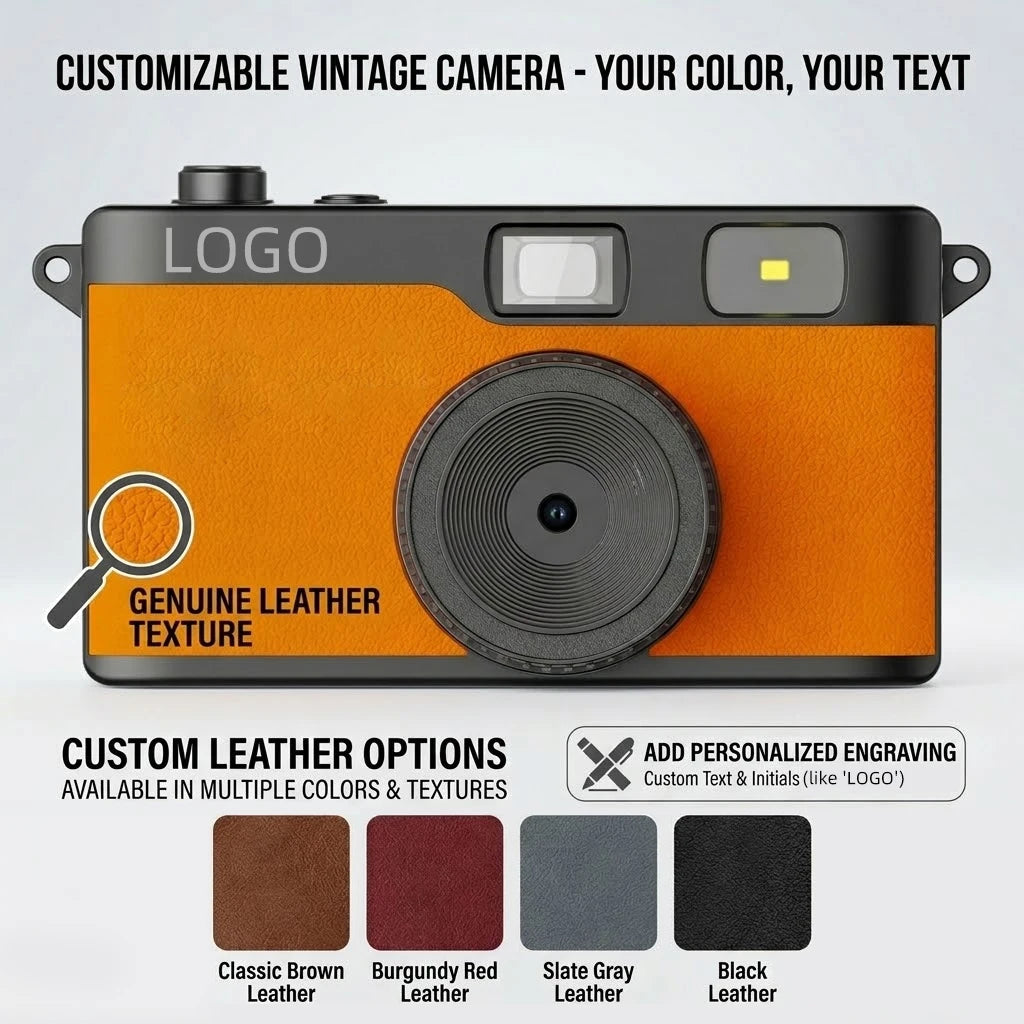 Customized 8MP Sensor Retro Screenless Digital Camera With LED Flash Vintage Photo Camera
