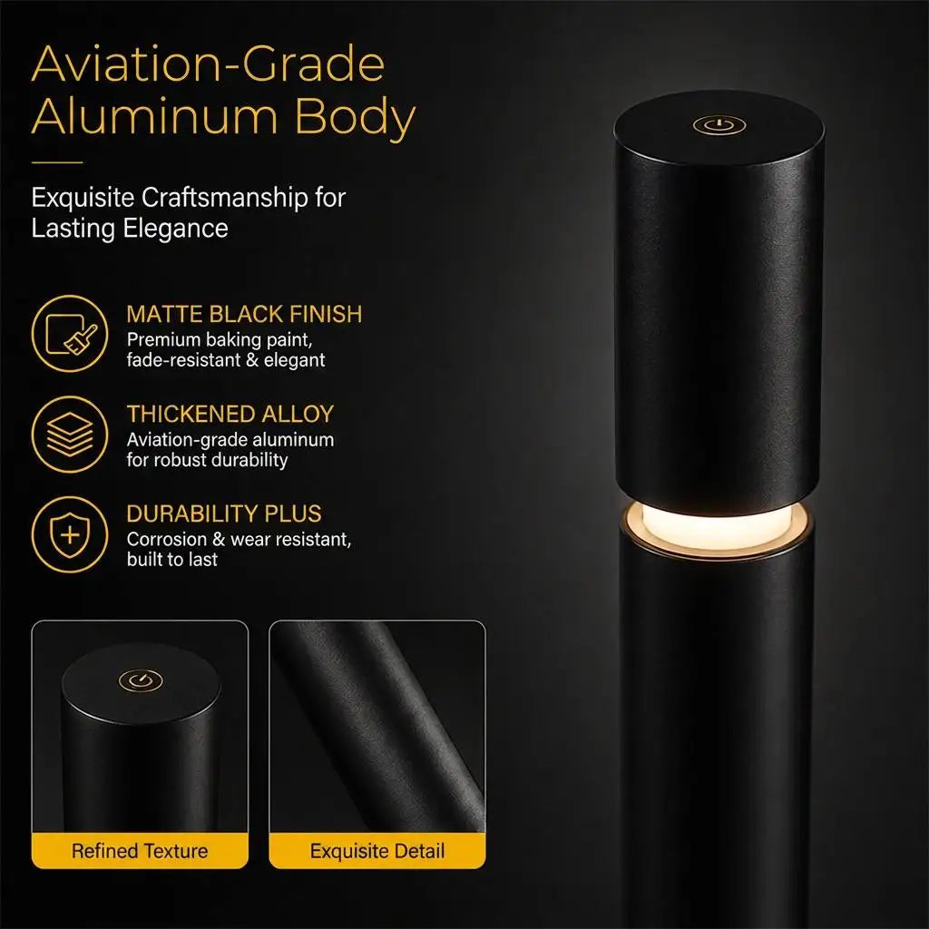 Modern Cylindrical LED Floor Lamp Bubble Glitter Tube Warm Ambient Standing Lamp