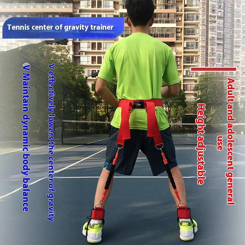 Adjustable Balance Elastic Resistance Belt Tennis Trainer Jump Rope