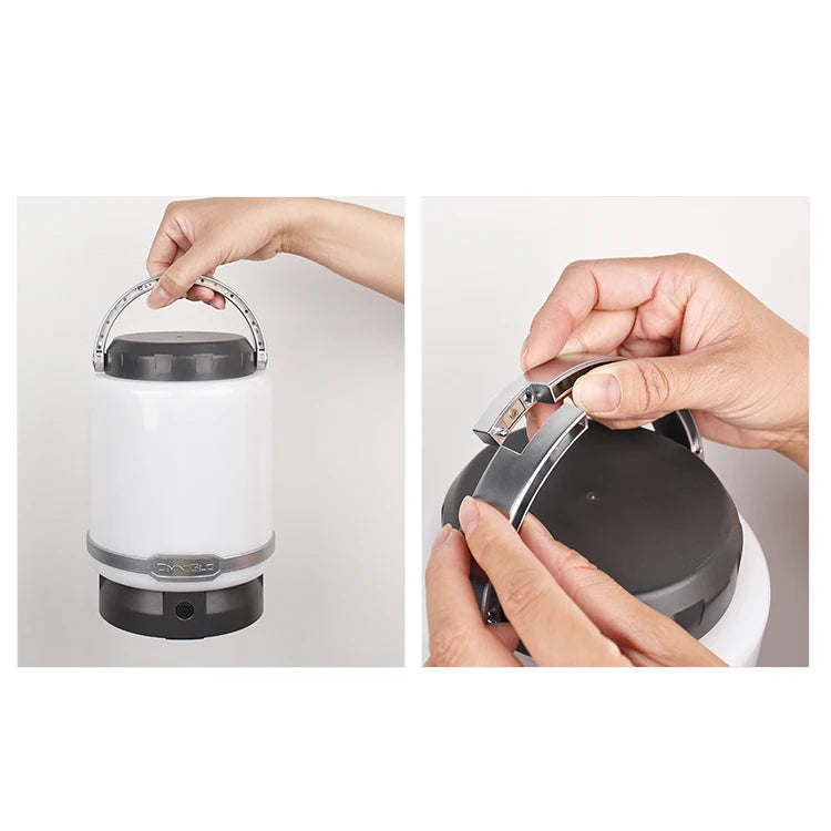 Portable USB Rechargeable LED Camping Lantern White Night Tent Light Emergency Outdoor