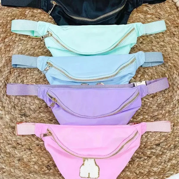 Stock Waist Bag DIY Belt Fanny Pack Crossbody Nylon Waist Bag