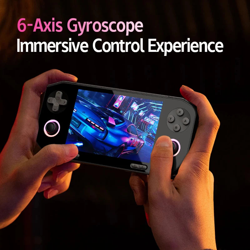 EX8 Retro Game Console Android 14 System Open Source Handheld Console 4.88-Inch HD Screen