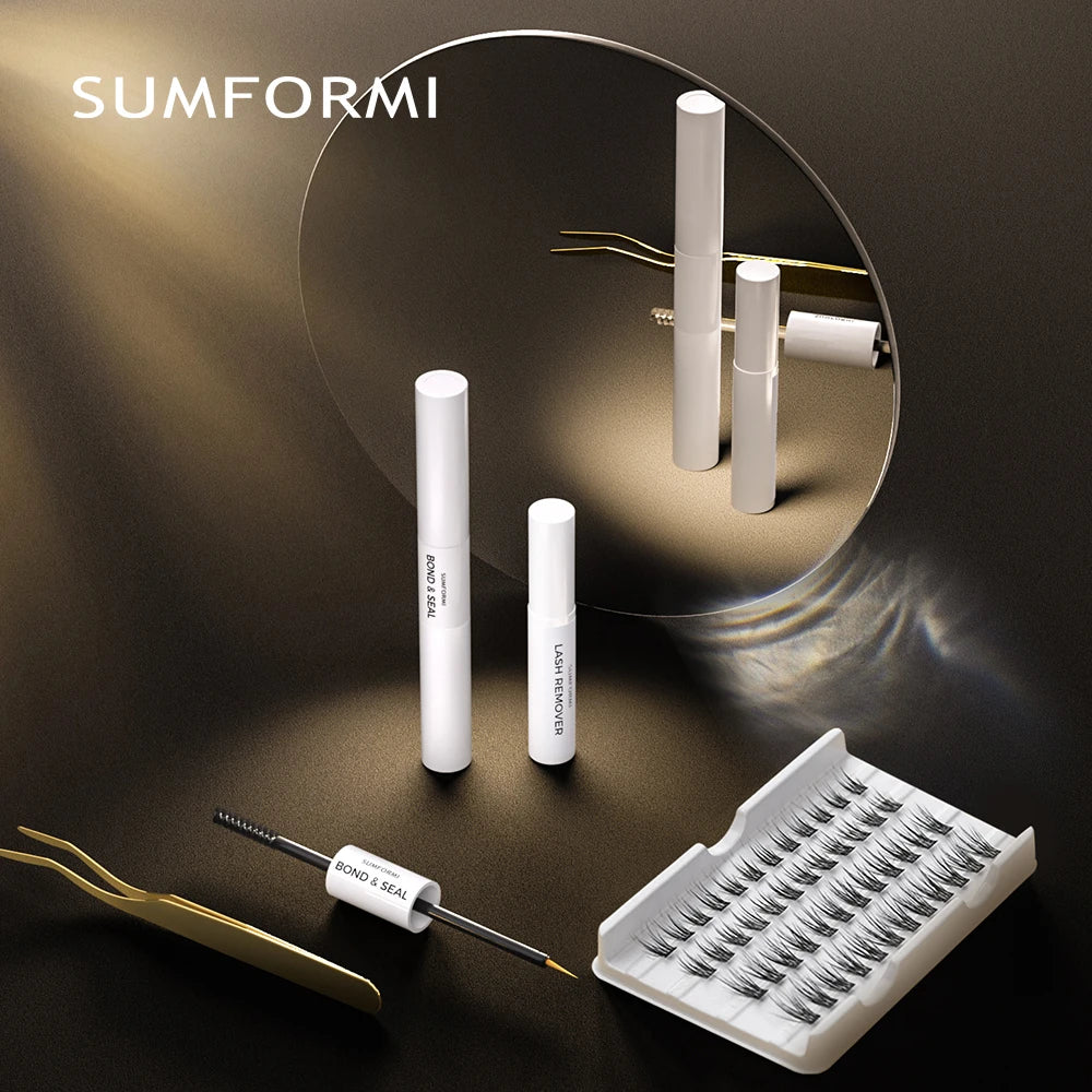 Sumformi Adhesive Lash Glue Eyelashes Diy Glue Cluster Lash Bond and Seal Waterproof