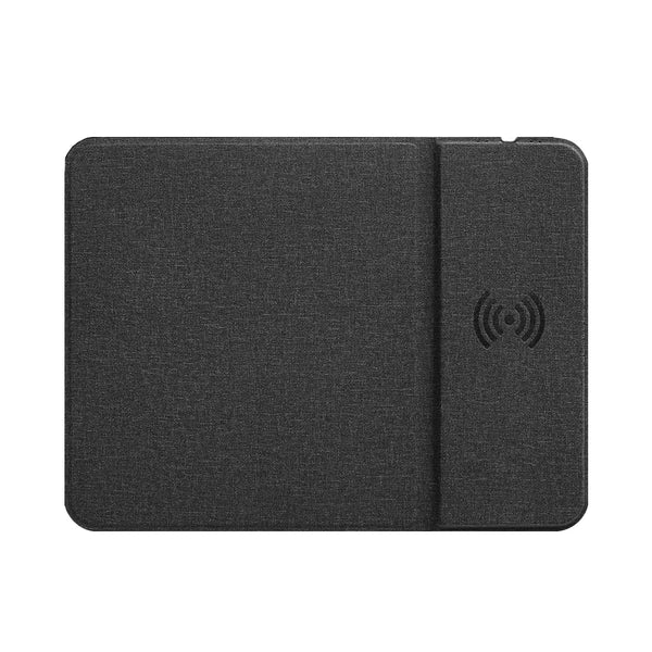 Fast 15W Wireless Charging Desk Mat with Wrist Rest Cartoon Design Leather Waterproof