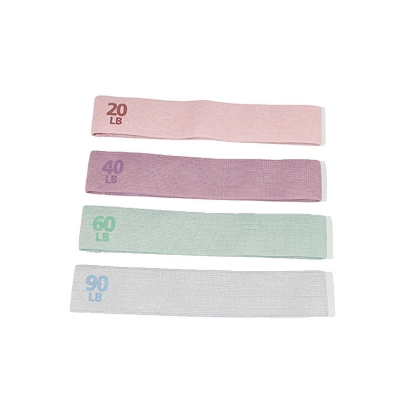 Non-Slip Fabric Resistance Loop Bands for Pilates, Yoga and Workouts