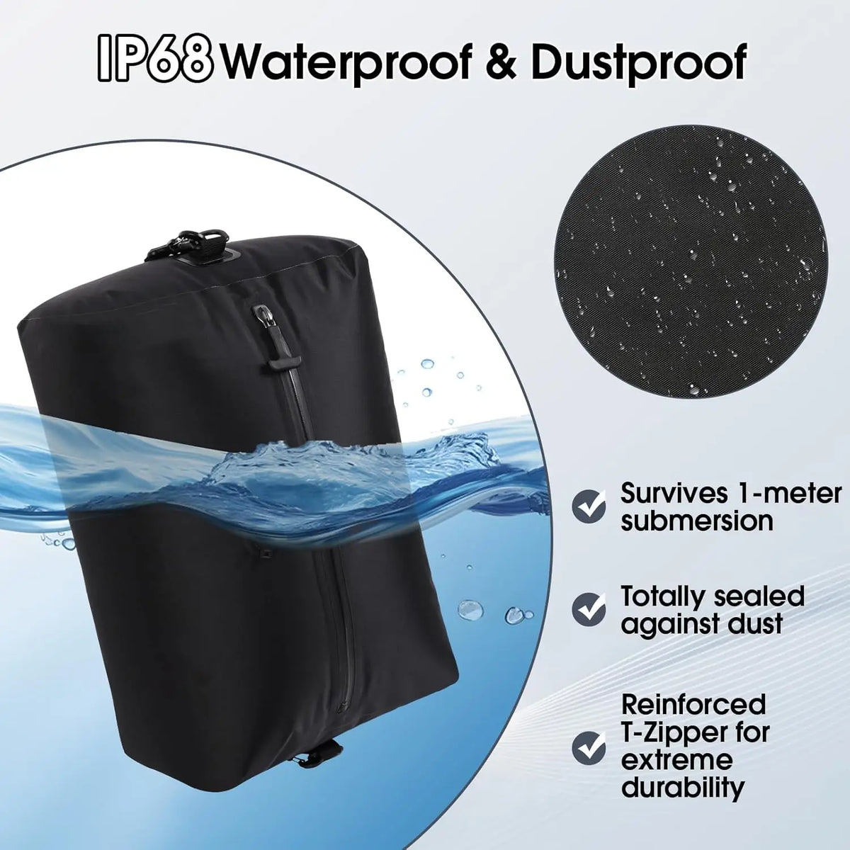 TPU Material Travel Vacuum Bags Pump Reusable Waterproof Durable Tear-Resistant Luggage