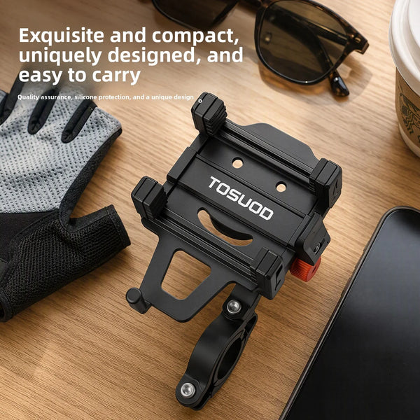 Bike Phone Mount for E-Bike Scooter Motorcycle Aluminum Handlebar Holder 4.7-7.2 Inch