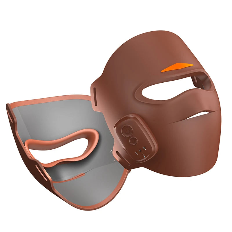 3D Ergonomic LED Face Mask with 336 LED Beads for Home Beauty Routines