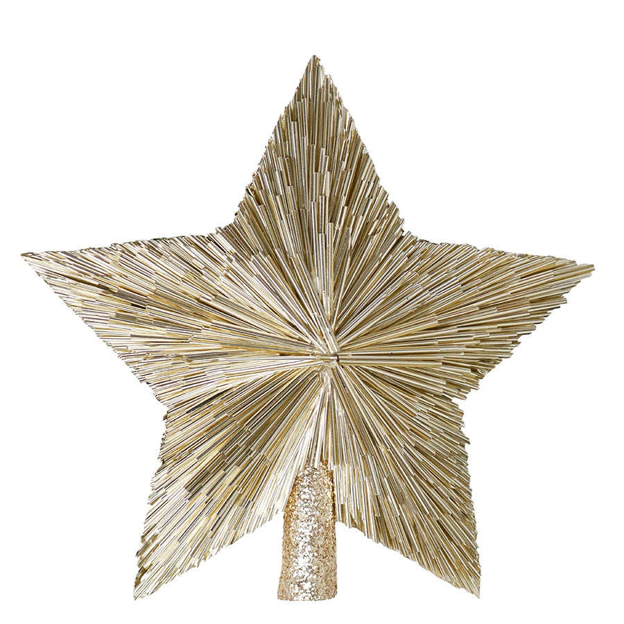 Christmas Tree Top PET Material Five-Pointed Star Christmas Tree Topper Star